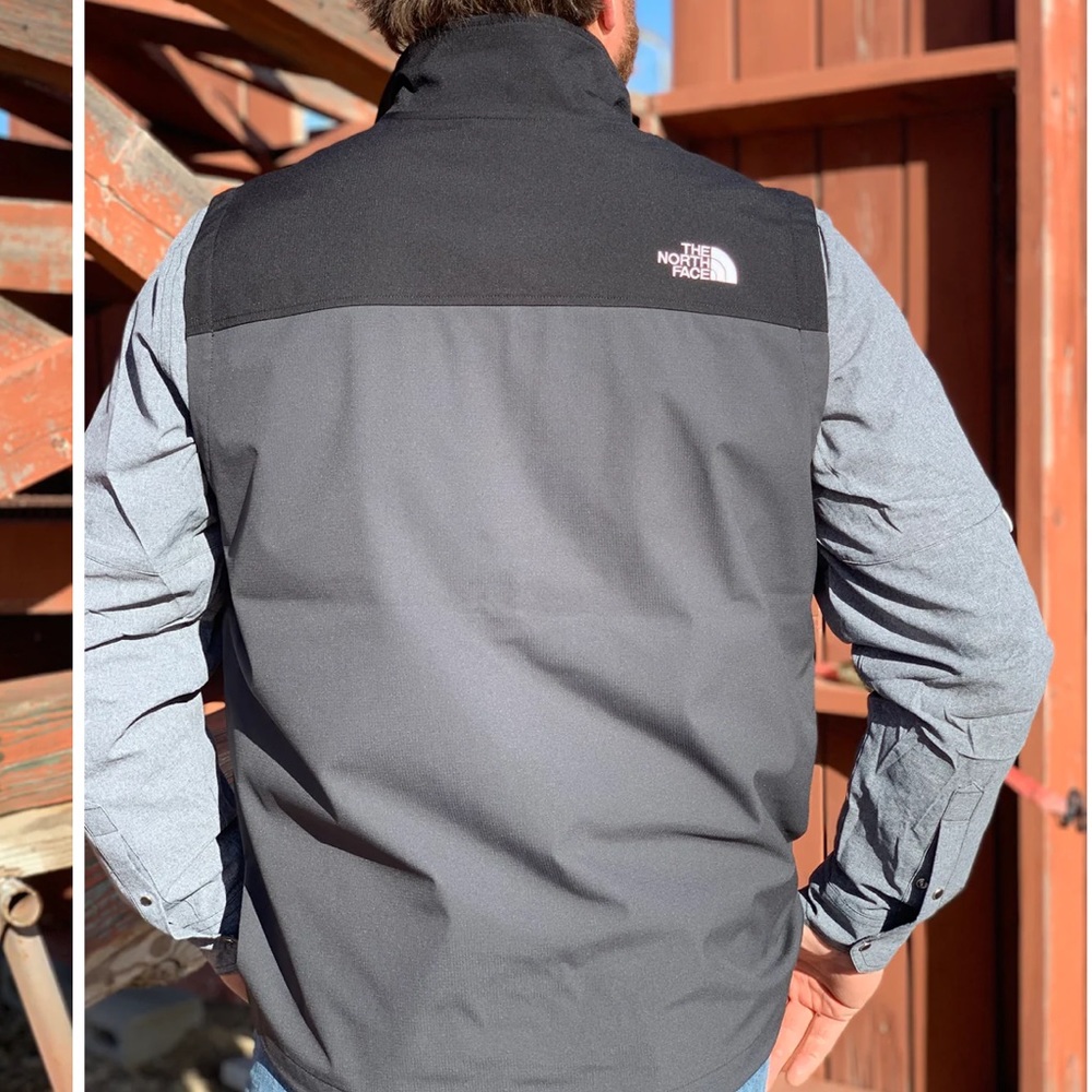 CASTLE ROCK BLACK & GREY NORTH FACE VEST - Picture 2 of 7